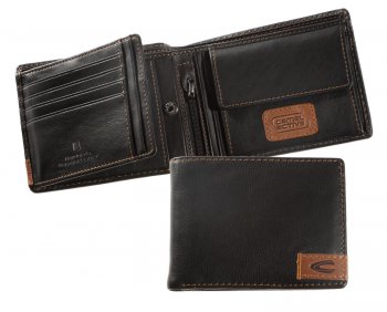 Kožená pánská peněženka 128-704-60 černá, Camel Active
