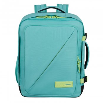 Kabinový batoh pod sedadlo TAKE2CABIN  M/S 40 x 30 x 20 cm Dusty Turquoise/Lime 26L 150909-A647, AMERICAN TOURISTER