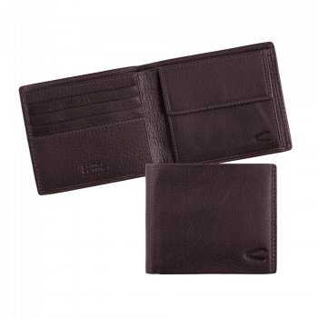 Malá pánská kožená peněženka s RFID SAFE 249-703-29 hnědá, Camel Active
