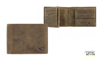 Pánská kožená peněženka RFID safe 277-703-29 hnědá, Camel Active