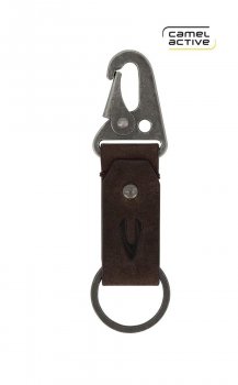 Kožený přívěšek na klíče Olbia hnědý 326-701-29, Camel Active