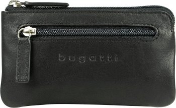 Kožená klíčenka Bugatti Primo classic 49108401 černá, Bugatti