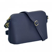 D�msk� ko�en� kabelka crossbody 5232 tmav� modr�, MAXFLY
