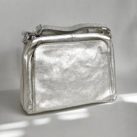 Ko�en� crossbody kabelka 5542 st��brn�, MAXFLY