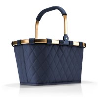 Carrybag FRAME RHOMBUS MIDNIGHT GOLD Luxusn nkupn kok BK4111, Reisenthel