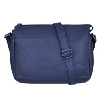D�msk� ko�en� kabelka LB-678 tmav� modr�, New bags leather