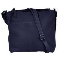D�msk� ko�en� kabelka LB-679 tmav� modr�, New bags leather