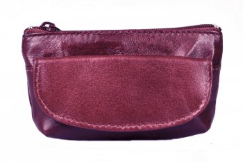 Kožená klíčenka 619-0369 bordó, Arwel