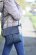 D�msk� ko�en� kabelka p�es rameno LB-244 tmav� modr�, New bags leather