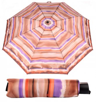 Dámský skládací deštník Fiber Mini Style 72646523-KS hnědý, Doppler