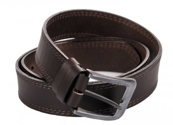 Kožený pánský opasek 02-2-40 hnědý, Penny Belts
