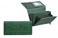 Dámská kožená peněženka SG-7052 zelená, SEGALI