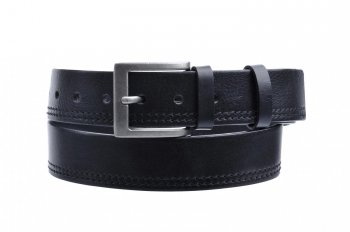 Kožený pánský pásek černý 501-9-60 velikost 105 cm, Penny Belts