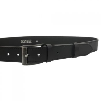 Kožený pánský pásek F7-1-60 černý - 80 cm v pase, Penny Belts