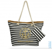 Pl�ov� ta�ka Florence motiv kotva 80009-001 �erno b�l� 2. jakost, ENRICO BENETTI