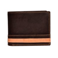 Pánská kožená peněženka HTW-104 hnědá, Old River
