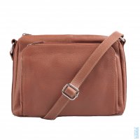 Ko�en� crossbody kabelka 5542 hn�d�, SARA BAGS
