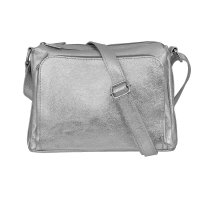 Ko�en� crossbody kabelka 5542 st��brn�, MAXFLY