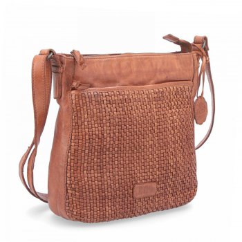 Crossbody propltan kabelka NB-2017 cognac, Noelia Bolger