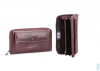 Dámská kožená peněženka na zip 4491 komodo hnědá + doprava zdarma, Cosset