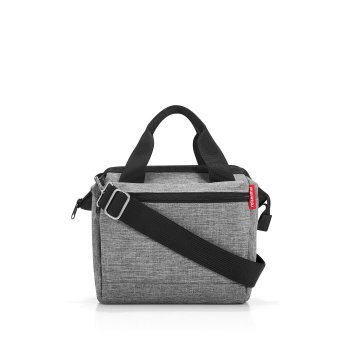 Kabelka Allrounder Cross twist silver MQ7052 šedá, Reisenthel