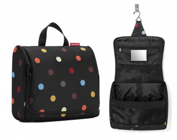 Reisenthel toiletbag XL dots - Dámská velká cestovní kosmetická taška etue WO7009, Reisenthel