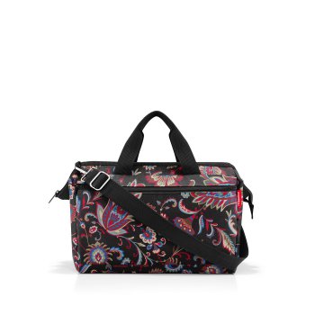 Malá cestovní taška Allrounder S pocket paisley black MO7064, Reisenthel