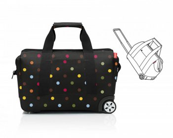Dámská cestovní taška na kolečkách Allrounder trolley dots MP7009, Reisenthel