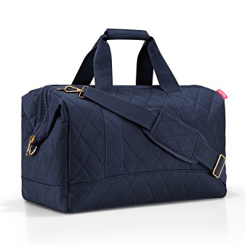 Allrounder L RHOMBUS MIDNIGHT GOLD Luxusní dámská cestovní taška MT4110, Reisenthel