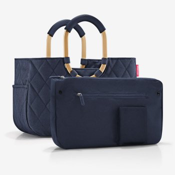Nákupní kabelka Loopshopper M rhombus midnight gold OS4111, Reisenthel