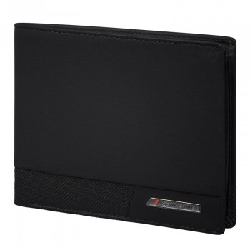 Pánská kožená peněženka  PRO-DLX 6 144538-1041 SLG015 černá, Samsonite