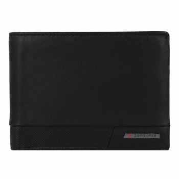 Pánská kožená peněženka bez přihrádky na drobné PRO-DLX 6 144534-1041 SLG005 černá, Samsonite