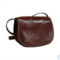Ko�en� loveck� kabelka T16 marrone hn�d�, SARA BAGS