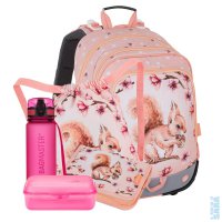 D�v�� �koln� velk� set do prvn� t��dy Veverka Alfa 26 A - batoh + pen�l + s��ek na t�locvik + box + lahev, Bagmaster