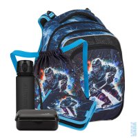 Velk� �koln� set pro prv���ky Hokejista Beta 26 D - batoh + pen�l + s��ek na t�locvik + box + lahev, Bagmaster