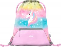Školní sáček Rainbow Unicorn A-32384 jednorožec a duha, Baagl