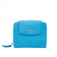 Joy D�msk� pen�enka z hladk� k��e s RFID ochranou � st�edn� velikost 41353-294-045 tyrkysov� modr�, Braun B�ffel