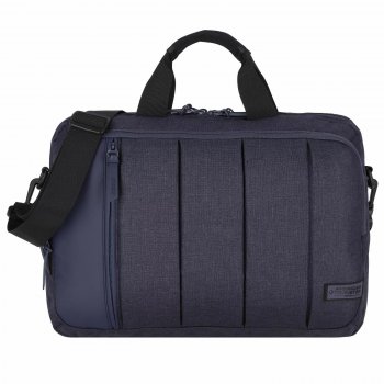 Pánská pracovní aktovka na notebook 15,6" STREETHERO 147030-7757 tmavě modrá, AMERICAN TOURISTER