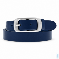 Tmav� modr� �zk� d�msk� ko�en� p�sek 173-56, Penny Belts