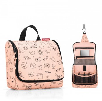 Kosmetická taštička pro děti toiletbag kids cats and dogs rose WH3064, Reisenthel