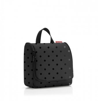 Toaletn tatika Reisenthel Toiletbag Glossy dots black WH7075, Reisenthel