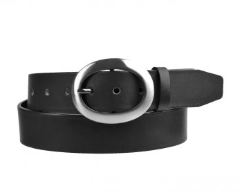 Dámský kožený černý pásek 11863, Penny Belts