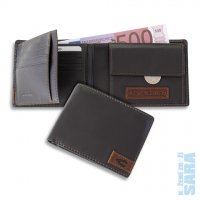 Kožená pánská peněženka 128-703-20 tmavě hnědá (zip na bankovky), Camel Active