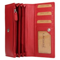 Dámská kožená peněženka V-25 E/GK červená, Lagen
