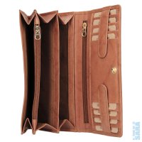 Dámská kožená peněženka světle hnědá V-40 cognac  new, Lagen