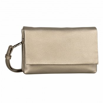 Společenská kabelka Salara Clutch 11657 metalická růžová, Gabor