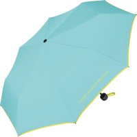 Dámský a dívčí skládací deštník Super Mini Blue Curacao 56253 tyrkysový, Benetton