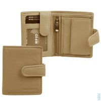 Dámská malá kožená peněženka 3257 béžová s RFID ochranou, Old River