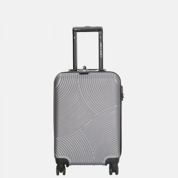 Kabinový kufr ABS 39040012-50 šedý, ENRICO BENETTI