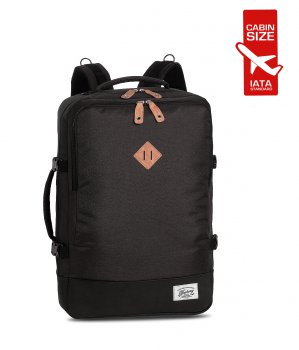 Palubní zavazadlo - palubní batoh 40223-1701 CABIN PRO RETRO tmavě šedý/černý, BESTWAY
